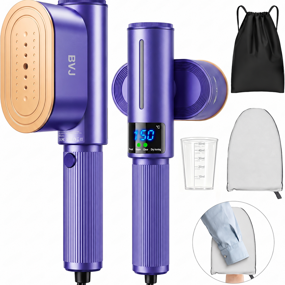 π₯ π³π¨πΊπ» π«π¨π πΊπ¨π³π¬-50% πΆππ π₯ 1200W 2-in-1 Handheld Garment Steamer & Iron β Fast Heat-Up, Portable Travel Steamer