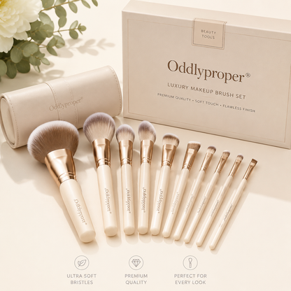 Oddlyproper® Luxury Makeup Brush Set