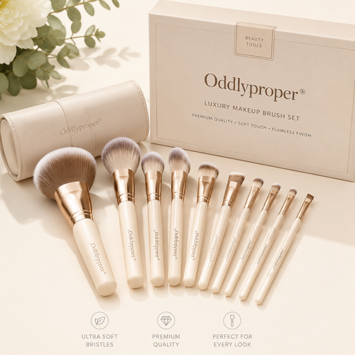 Oddlyproper® Luxury Makeup Brush Set