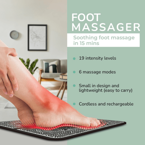 EMS Foot Massage Mat with Acupoints Stimulator