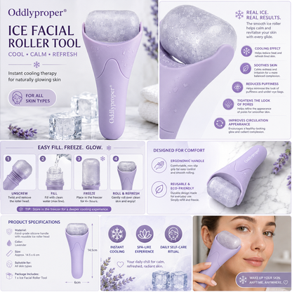 Oddlyproper® Ice Facial Roller Tool