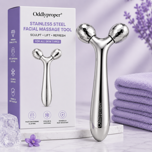 Oddlyproper® Stainless Steel Facial Massage Tool