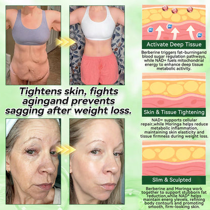 🔥 Customer Favorite | Purelora® Moringa Berberine × NAD⁺ 10-in-1 Nano Microneedle Patch (Just once daily, visible changes in 7 days) ✅ Supports weight management, loose skin, diabetes care, sleep apnea, joint comfort, and more