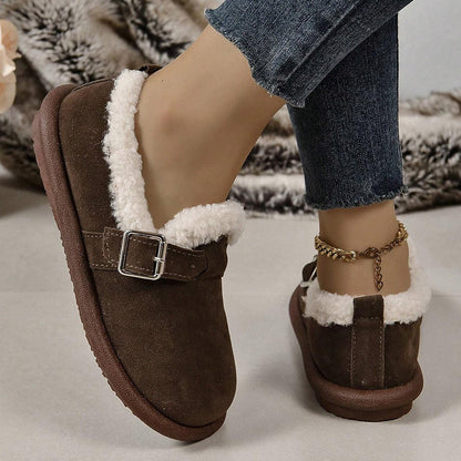 🔥Last Day 50% OFF – Women’s Comfort Orthopaedic Slip-On Winter Shoes with a cosy fleece lining and cushioned sole