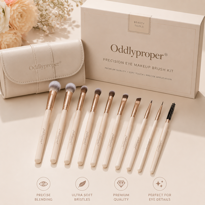 Oddlyproper® Precision Eye Makeup Brush Kit