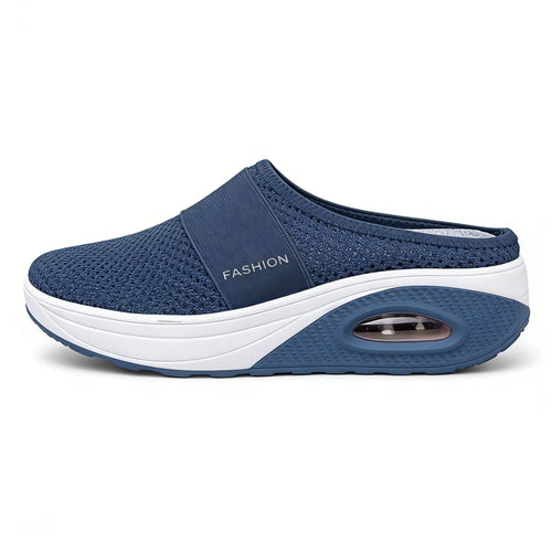 🏆 LAST DAY SALE-80% OFF 🔥 BQODQO® Diabetic Air-Cushion Slip-On Walking Shoes, Orthopedic Diabetic Slippers, with Arch-Support for Women