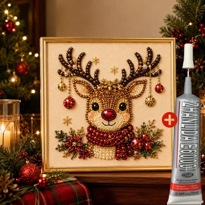 🧘Relaxing & Beginner-Friendly - 🎨💎DIY Christmas Pearl Art Kit