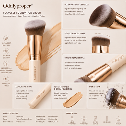 Oddlyproper® Flawless Foundation Brush