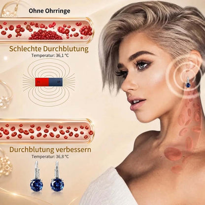 (SONDERVERKAUF – LETZTER TAG: -80 % 🔥) Germanium- und Magnesium-Ohrringe – Lymph-Vitalität und Magnettherapie