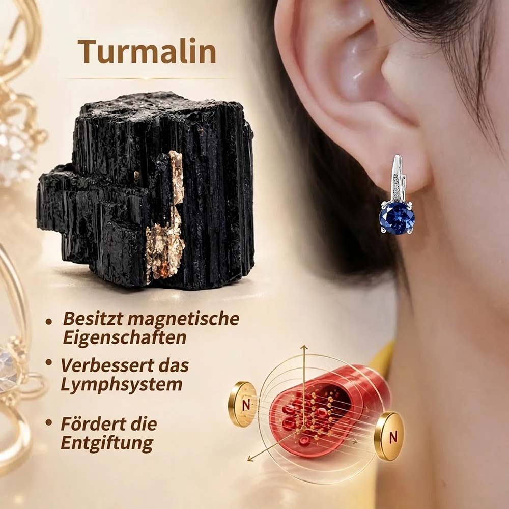 (SONDERVERKAUF – LETZTER TAG: -80 % 🔥) Germanium- und Magnesium-Ohrringe – Lymph-Vitalität und Magnettherapie