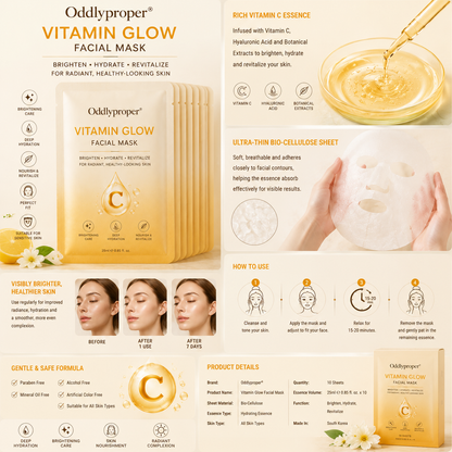 Oddlyproper® Vitamin Glow Facial Mask
