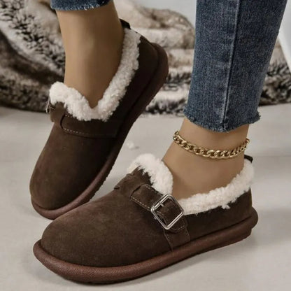 🔥Last Day 50% OFF – Women’s Comfort Orthopaedic Slip-On Winter Shoes with a cosy fleece lining and cushioned sole