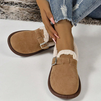 🔥Last Day 50% OFF – Women’s Comfort Orthopaedic Slip-On Winter Shoes with a cosy fleece lining and cushioned sole