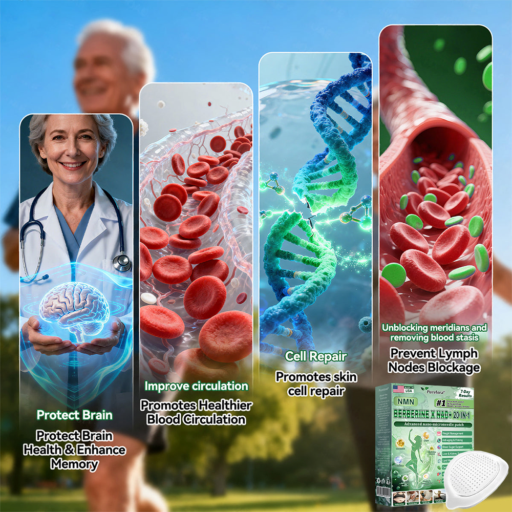 🏥Online Pharmacy | 𝐏𝐮𝐫𝐞𝐥𝐨𝐫𝐚® 𝐍𝐌𝐍 𝐁𝐄𝐑𝐁𝐄𝐑𝐈𝐍𝐄 𝐱 𝐍𝐀𝐃 𝟐𝟎-𝐢𝐧-𝟏 𝐀𝐝𝐯𝐚𝐧𝐜𝐞𝐝 𝐍𝐚𝐧𝐨 𝐌𝐢𝐜𝐫𝐨𝐧𝐞𝐞𝐝𝐥𝐞 𝐏𝐚𝐭𝐜𝐡  (Just once daily, visible changes in 7 days) ✅ Supports weight management, loose skin, diabetes care, sleep apnea, joint comfort, and more