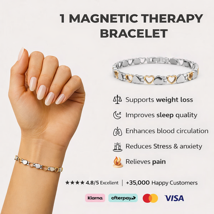 𝐂𝐙𝐓𝐈𝐂𝐋𝐄® Magnetic Health Bracelet for Relaxation, Better Sleep & Inner Balance