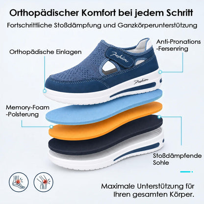 🔥 LETZTER TAG: 80 % RABATT – 👟💯 Damen-Komfortschuhe mit orthopädischer Unterstützung & verstellbarem Klettverschluss