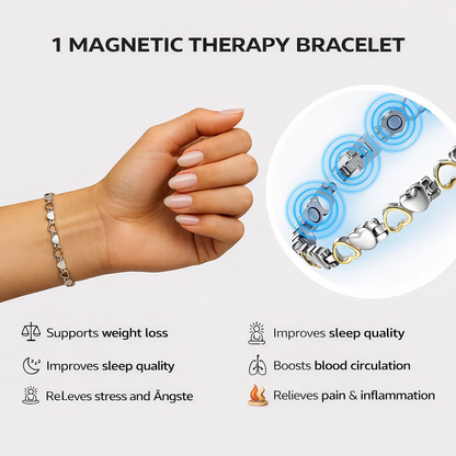 𝐂𝐙𝐓𝐈𝐂𝐋𝐄® Magnetic Health Bracelet for Relaxation, Better Sleep & Inner Balance