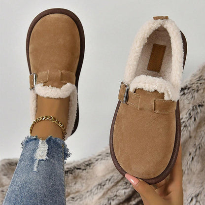 🔥Last Day 50% OFF – Women’s Comfort Orthopaedic Slip-On Winter Shoes with a cosy fleece lining and cushioned sole