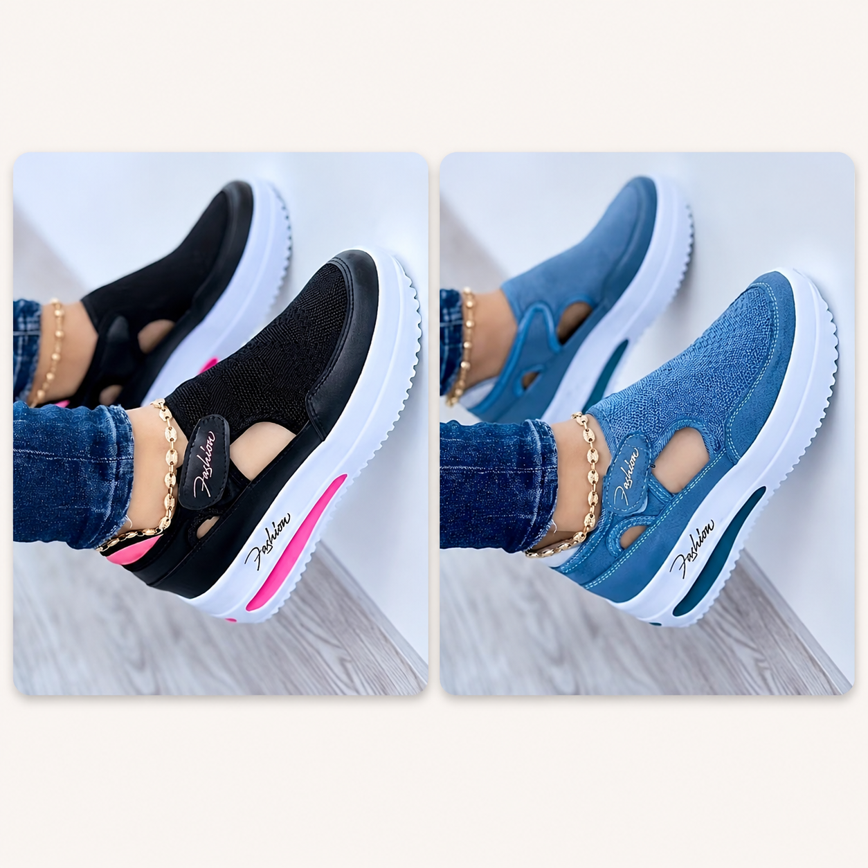 🔥 Blau + Schwarz