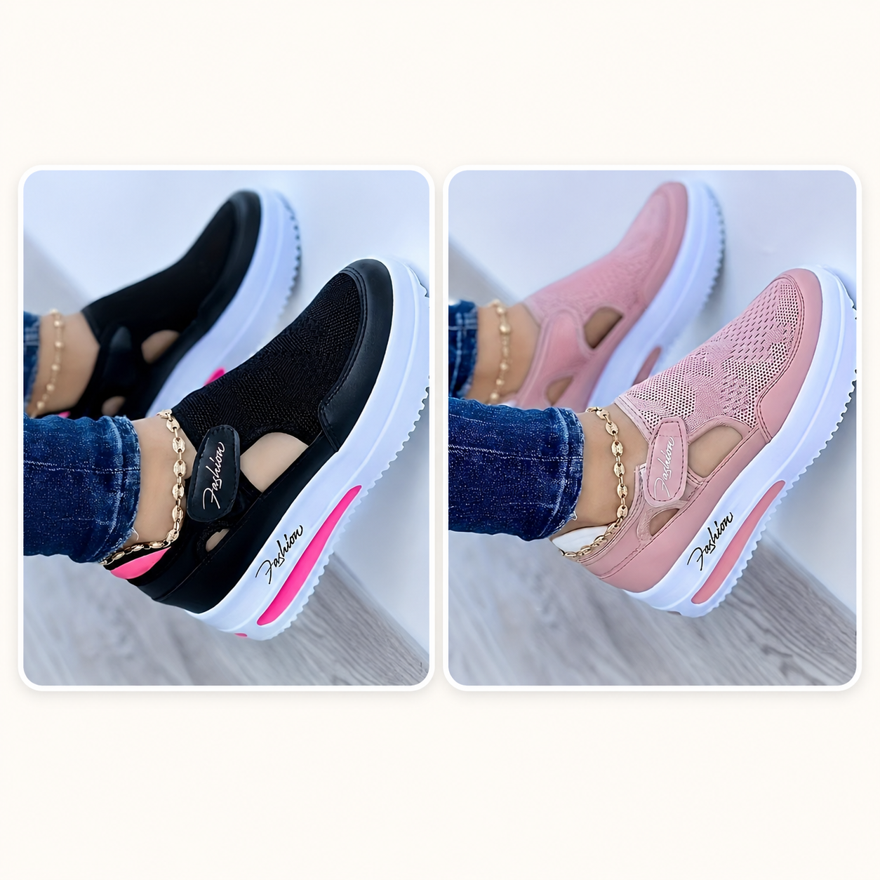 🔥 Schwarz + Rosa