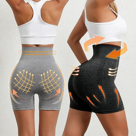 ✨LAST DAY – 80% OFF✨BQODQO® High-waisted Yoga pants in a perfect fit:Micro-Vibration Massage Ice Silk