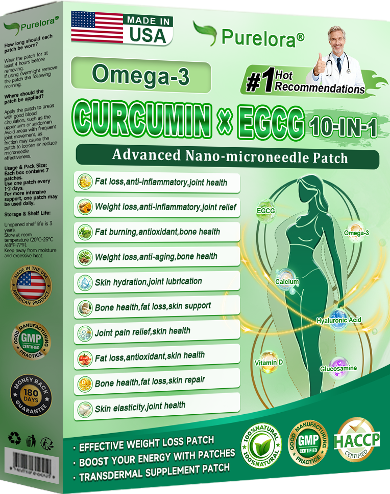 🔥 New Arrival | Purelora® Berberine Apple Cider Vinegar × EGCG 10-in-1 Nano Microneedle Patch Burn Stubborn Fat • Smooth Wrinkles • Support Joint Comfort (Just 1 Patch Daily — Many Users Notice Visible Changes in as Little as 7 Days)