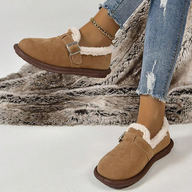 🔥Last Day 50% OFF – Women’s Comfort Orthopaedic Slip-On Winter Shoes with a cosy fleece lining and cushioned sole