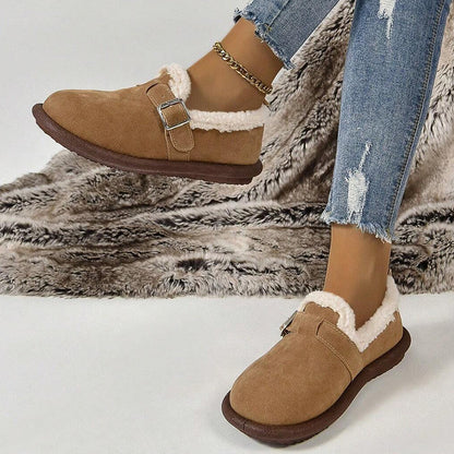 🔥Last Day 50% OFF – Women’s Comfort Orthopaedic Slip-On Winter Shoes with a cosy fleece lining and cushioned sole