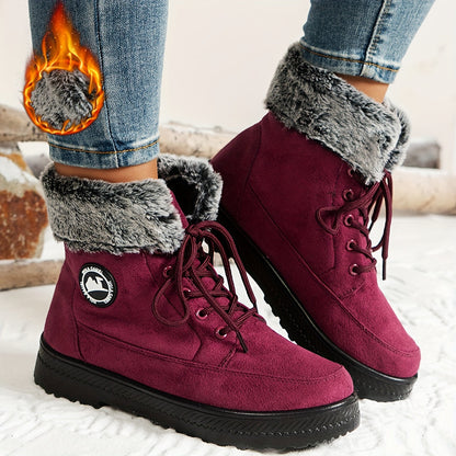 🔥 LETZTER TAG – 80 % RABATT 🔥 Damen-Winterstiefel mit orthopädischer Unterstützung, warmem Fleecefutter & hohem Schaft
