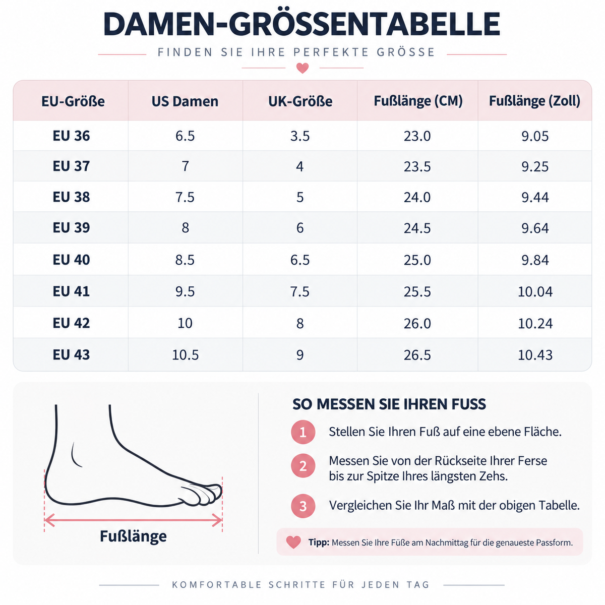 🔥 𝗟𝗘𝗧𝗭𝗧𝗘𝗥 𝗧𝗔𝗚: 𝟴𝟬 % 𝗥𝗔𝗕𝗔𝗧𝗧 – Damen Winter-Orthopädieschuhe – Warm, Weit geschnitten, Gepolsterte Sohle zur Schmerzlinderung