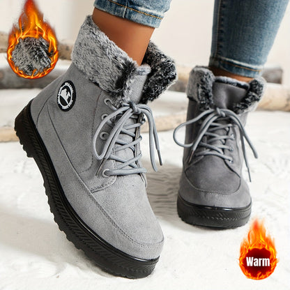 🔥 LETZTER TAG – 80 % RABATT 🔥 Damen-Winterstiefel mit orthopädischer Unterstützung, warmem Fleecefutter & hohem Schaft