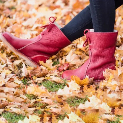 🔥 LETZTER TAG: 75 % RABATT – Wasserdichte orthopädische Winterstiefel aus Leder mit Wollfutter