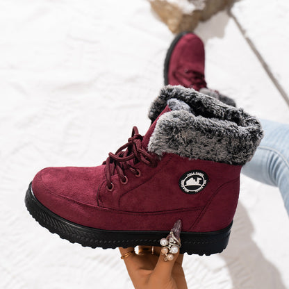 🔥 LETZTER TAG – 80 % RABATT 🔥 Damen-Winterstiefel mit orthopädischer Unterstützung, warmem Fleecefutter & hohem Schaft