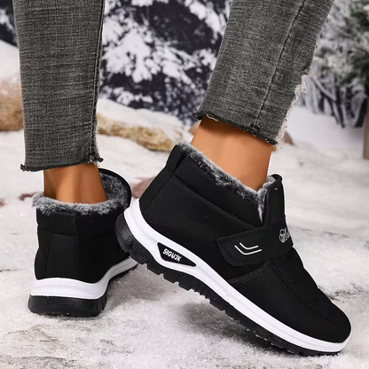 🔥 𝗟𝗘𝗧𝗭𝗧𝗘𝗥 𝗧𝗔𝗚: 𝟴𝟬 % 𝗥𝗔𝗕𝗔𝗧𝗧 – Damen Winter-Orthopädieschuhe – Warm, Weit geschnitten, Gepolsterte Sohle zur Schmerzlinderung