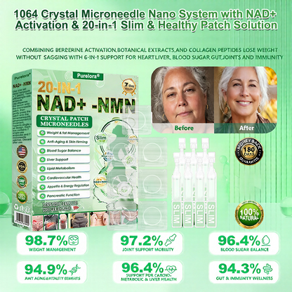 🔥New Arrival| Purelora® 1064 Crystal Microneedle Nano System with NAD⁺ Activation & 20-in-1 Slim & Healthy Pacth Solution