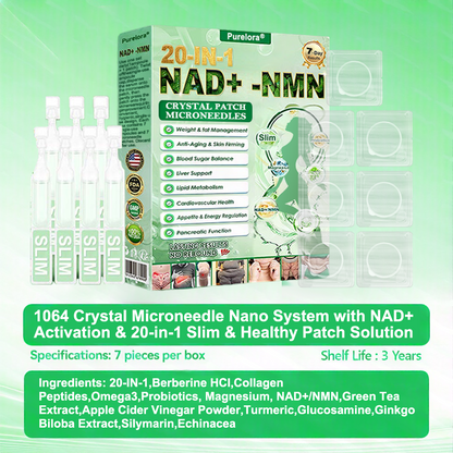 🔥New Arrival| Purelora® 1064 Crystal Microneedle Nano System with NAD⁺ Activation & 20-in-1 Slim & Healthy Pacth Solution