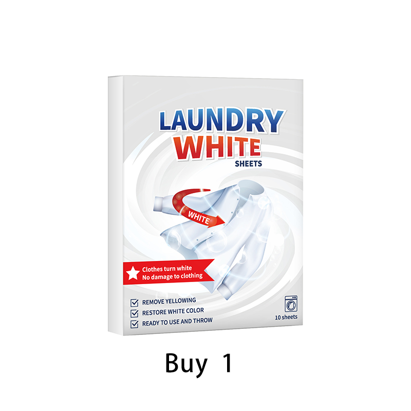 🤍Last Day 50% OFF--Deep Cleaning Laundry Whitening Sheets🌿